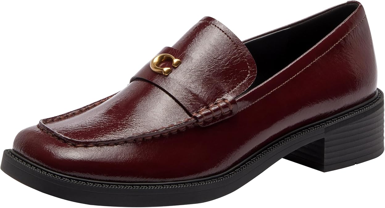Coach Women's Penny Loafer in Glazed Leather