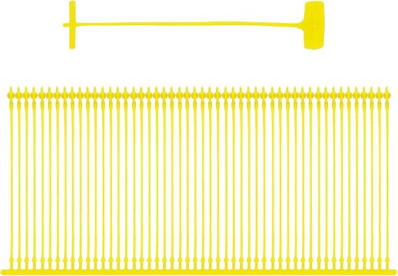 10000 Pcs 2" (5cm) Yellow Tag Gun Barbs (Fasteners) for Regular Price Labels Clothing Tagging Attachers (2" Yellow 10000 Pcs)
