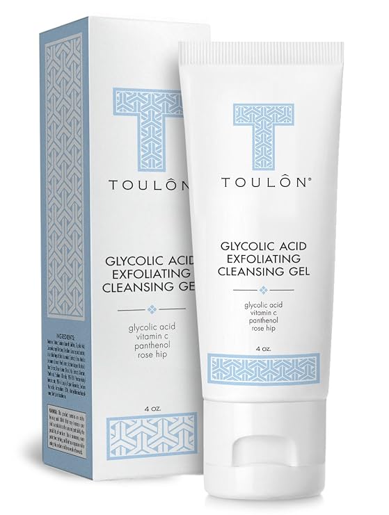 Glycolic Acid Face Wash Alpha Hydroxy Acid AHA Exfoliating Gel | Alpha Hydroxy Acid Skin Care Kit 3 PC - AHA Cleanser, Eye Cream, Glycolic Acid Face Cream Moisturizer Wrinkles, Exfoliating