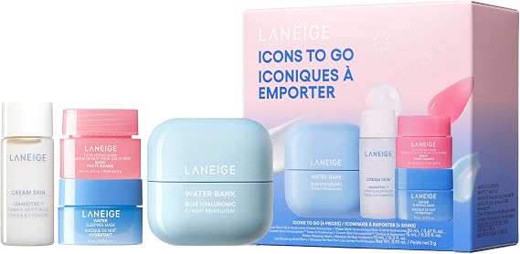 Lanage Iconic Set, Cream, Lip Balm, Moisture, Transparent, Ceramic, Skin Care, Travel, Trial, Korean Cosmetics