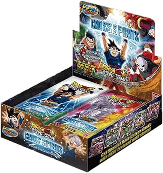Cliccandoshop 2573041 Dragon Ball Super Card Game-Unison Warrior Series-Cross Spirits Booster Display of 24 Packets UW05 B14, Multicoloured