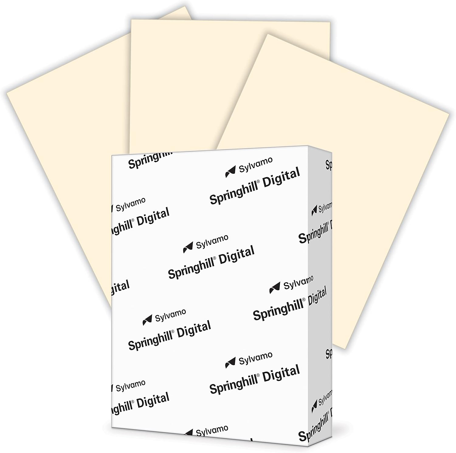 Springhill 8.5” x 11” Ivory Colored Cardstock Paper, 67lb Vellum Bristol, 147gsm, 250 Sheets 1 Ream – Premium Lightweight Cardstock, Vellum Printer Paper with Textured Finish – 056000R