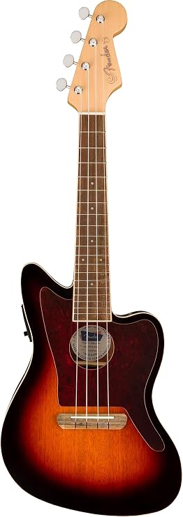 Fender, 4-String Ukulele, Right, 3-Color Sunburst (0970533500)