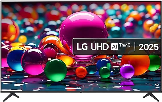 LG 86UA75006LA - 86" TV, UHD 4K, WebOS 25, Ultimate IA, HDR10 Pro, Super Upscaling, Dolby Digital Plus, Google Assistant, Black [Energy Class F]