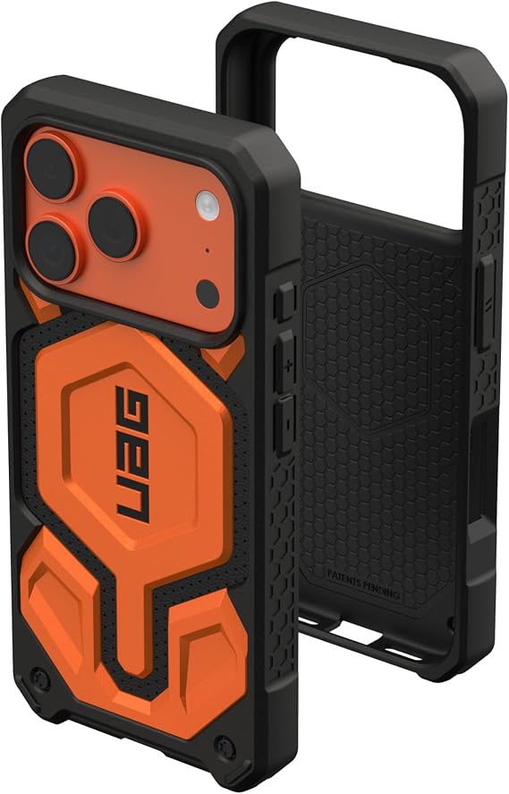 URBAN ARMOR GEAR UAG Designed for iPhone 17 Pro Case Monarch Pro - Compatible with MagSafe Military Grade Protective Cover, Orange