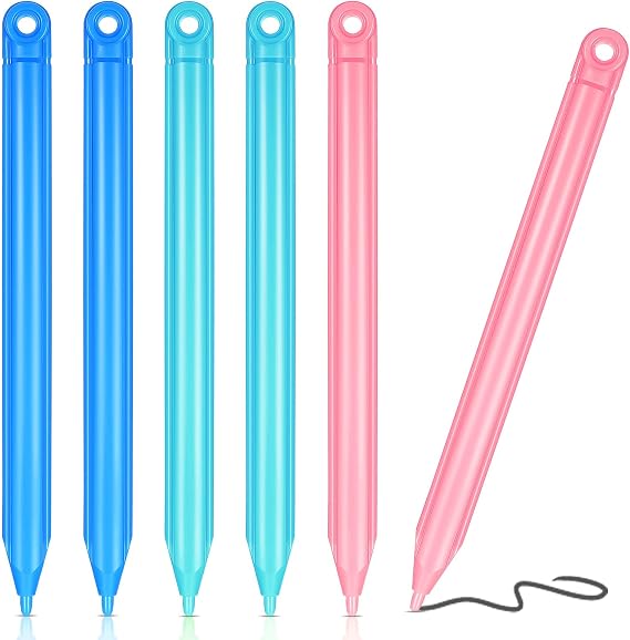 Chinco 6 Pcs Replacement Stylus Pens for LCD Writing Tablet Drawing Pad