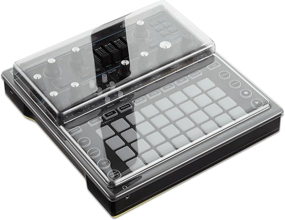 Decksaver Cover for Novation Circuit Mono - Super-Durable Polycarbonate Protective lid in Smoked Clear Colour, Made in The UK - The Producers' Choice for Unbeatable Protection