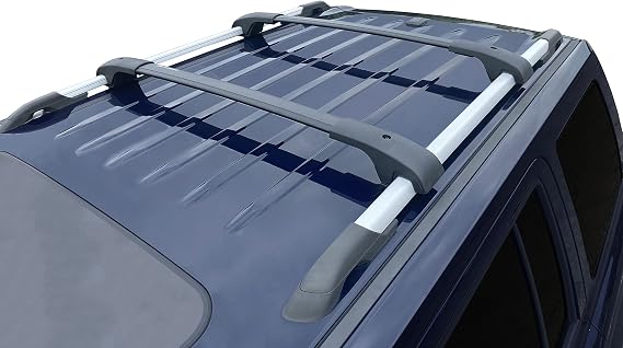 BRIGHTLINES Roof Rack Crossbars for 2015-2018 Mercedes Benz GLE 350, Black