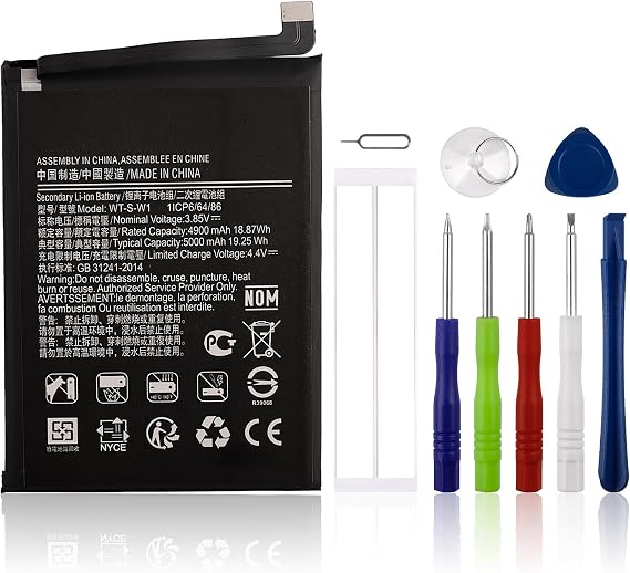 New Replacement Battery WT-S-W1 SM-A146U SM-A146W SM-A146M Compatible with Samsung Galaxy A14 5G with Tools