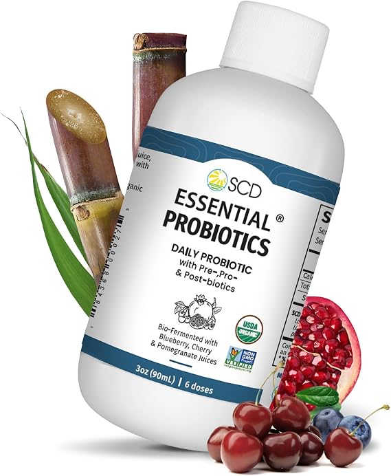 SCD Essential Probiotics, Travel-Sized Trial Probiotic for Digestion - 3 oz