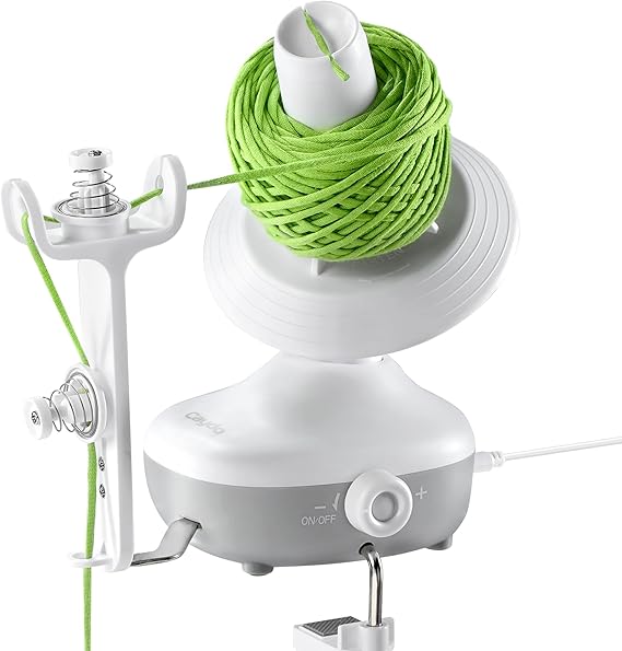 Caydo Electric Yarn Winder M1, Effortless Yarn Organizer for Crochet Lovers