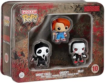 Funko Pocket POP: Horror - Ghostface, Chucky, Billy Toy Figure,Multicolor