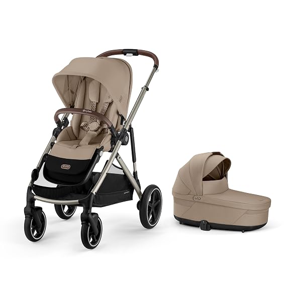 Cybex Gazelle S Stroller + Cot - Almond Beige
