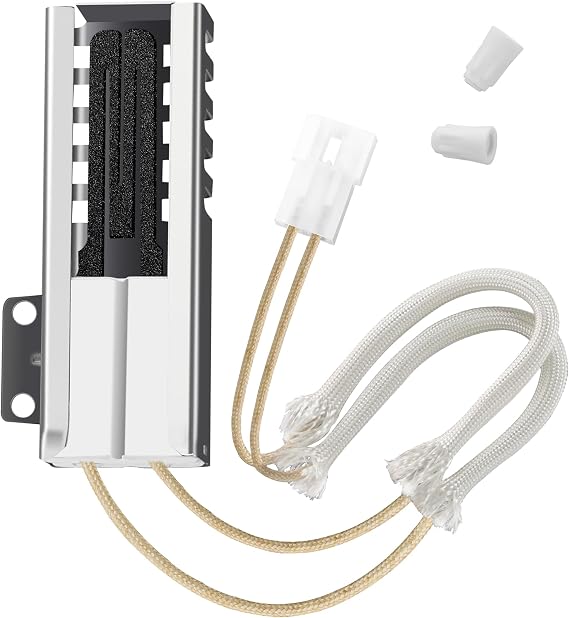 W10918546 Oven Igniter Fits for Whirl-pool Gas Range (SF1/2/3, TGP, VSF, WFG, YSF, AGG, AGR, FGP) A-mana E-state Ro-per May-tag M.agic-Chef I-kea Replaces W10918546 98005652 3186491 W10140611
