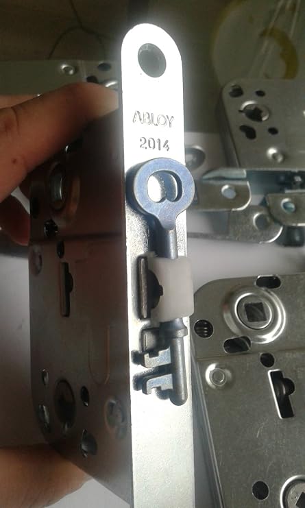 ABLOY 2014. Lock Case for Interior Doors with 1 Key (Nickel)