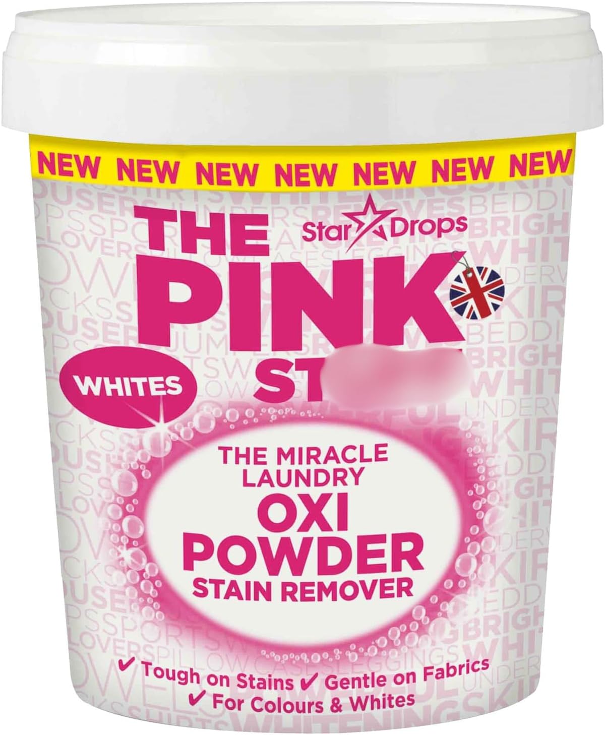 Oxi Powder Stain Remover 1kg - Clean Your Clothes and Remove Stains - Tough on Stains, Gentle on Fabrics - for Whites & Colours