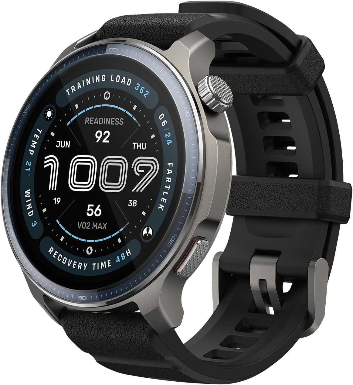 Amazfit Balance 2 Smart Watch for Men 47mm, 1.5" AMOLED Sapphire Glass, Offline Maps, GPS, 21 Days Battery, 170 Sport Modes, Hyrox & Golf Mode, Strength Training, Heart Rate & Sleep Health Tracking