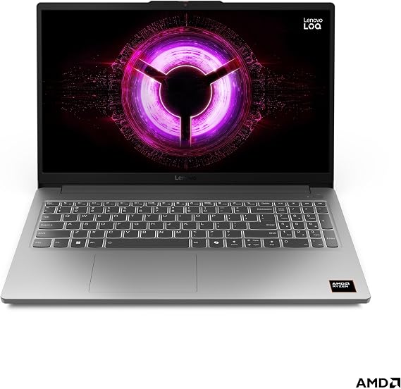 Lenovo LOQ 15ARP10E Gaming Laptop | AMD Ryzen 5 7535HS | RTX 3050 6GB 65W | 16GB GDDR5 RAM | 512GB SSD | 15.6" IPS FHD Anti-glare 144Hz FreeSync | 83S0002VTR