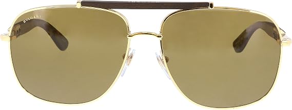 Bvlgari BV5040K - 393/83 Sunglasses GOLD PLATED w/POLAR BROWN 60mm