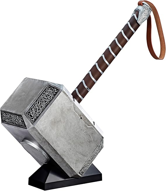 Marvel Avengers Legends Series Mjolnir Electronic Hammer , Gray
