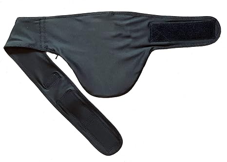 EXTREME Soft VERTICAL Stoma Support Belt ileostomy Belts Ostomy Belt Colostomy Stoma Hernia Urostomy Belts for Women and Men (Left Side 7 = 48" to 52" Inches)