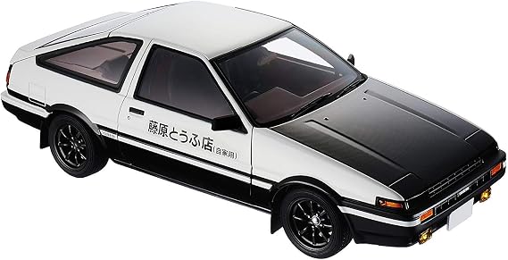 Toyota Sprinter Trueno AE86 Right-Hand Drive Initial D Project D Final Version 1/18 Model Car by Autoart 78799