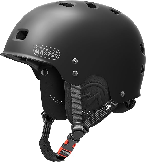 OutdoorMaster Kayak Helmet, Adjustable Surf Helmet with Ear Pads