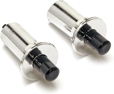 Scott Drake C3AZ-13713-ACK Courtesy Light Switches Chrome,Pair