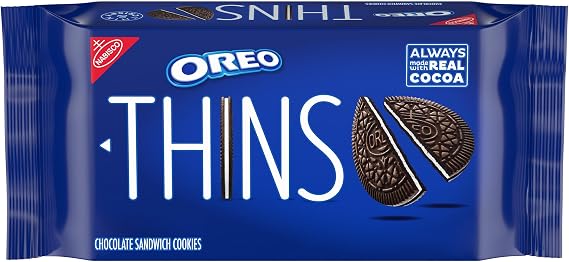 OREO Thins Chocolate Sandwich Cookies, 9.1oz