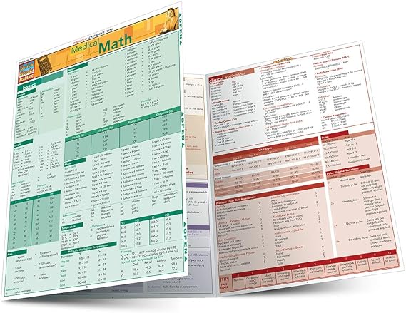 Medical Math: QuickStudy Laminated Reference Guide (Laminated Reference Guide; Quick Study Academic)