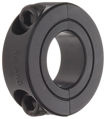 Ruland SP-37-F Two-Piece Clamping Shaft Collar, Black Oxide Steel, 2.313 Bore, 3 38 OD, 34 Width