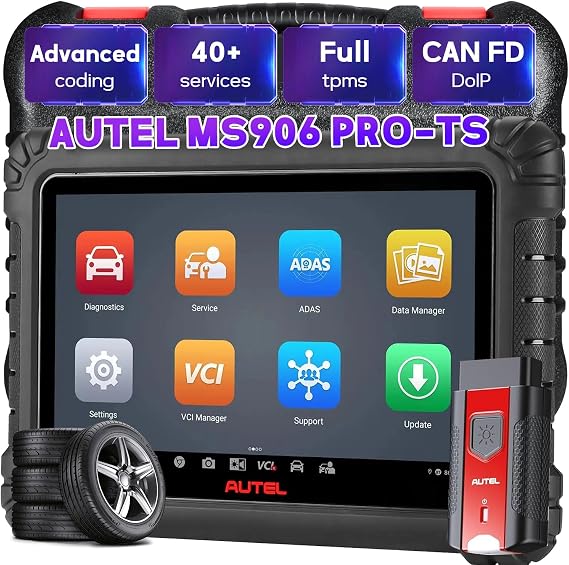 Autel MaxiSYS MS906pro TS Autel Scanner CAN FD/Do IP All System Diagnostic ECU Coding