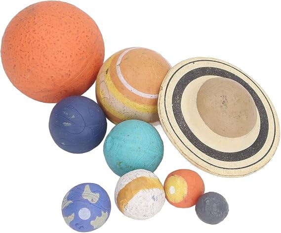 9 Planets Figure, PVC Cute Solar System Figure for Kids