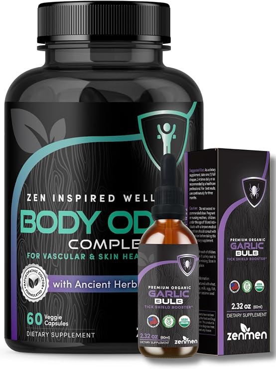 Overall Wellness Bundle: Body Odor Supplement and Garlic Tincture Bundle