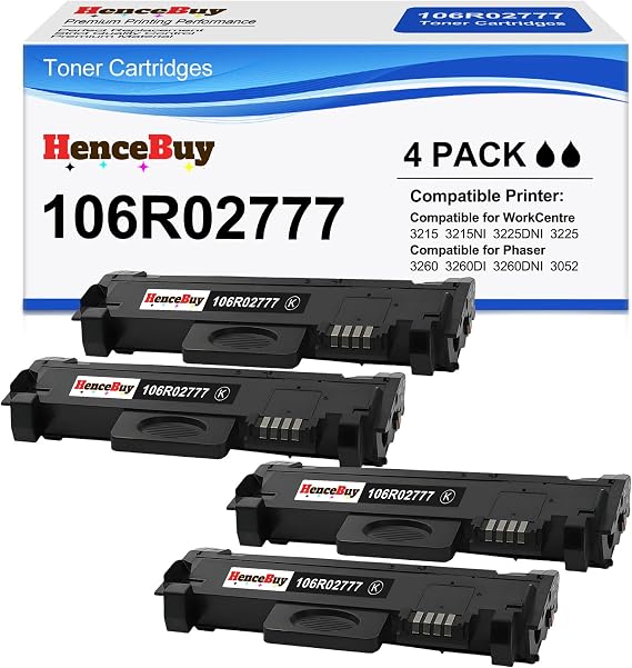 Compatible 106R02777 Toner Cartridge Replacement for Xerox 3215 106R02777 Black Toner Cartridge for WorkCentre 3215 3215NI 3225 3225DNI Phaser 3260 3260DI 3260DNI 3052 Printer,2 Pack
