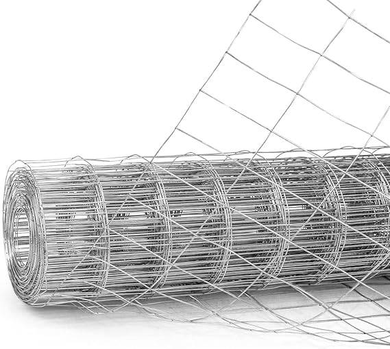 Fencer Wire 14 Gauge Galvanized Welded Wire Mesh Size 2 inch by 4 inch