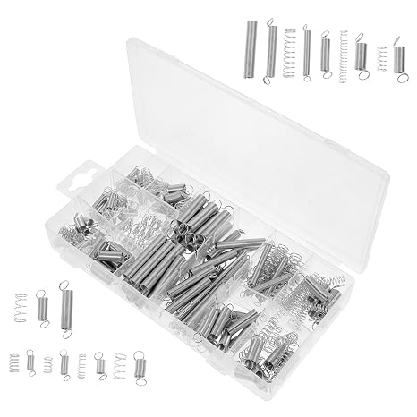 200Pcs Spring Assortment Kit Extension and Compression Springs
