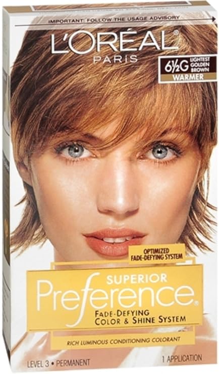 L'Oreal Superior Preference - 6-1/2G Lightest Golden Brown (Warmer) 1 Each (Pack of 3)