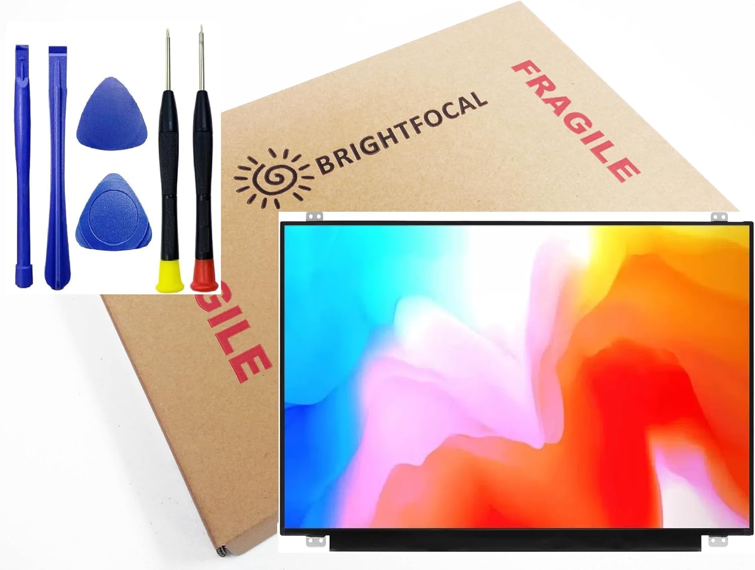 BRIGHTFOCAL New Screen Replacement for DELL Latitude E5470 Laptop WXGA HD LCD Sccreen Non-Touch ONLY, NOT for Touch 14.0 LED LCD Screen Display with Tool