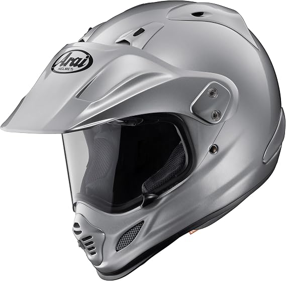Arai XD4 Solid '20 Adult Dual Sport Motorcycle Helmet - Aluminum Silver/X-Small