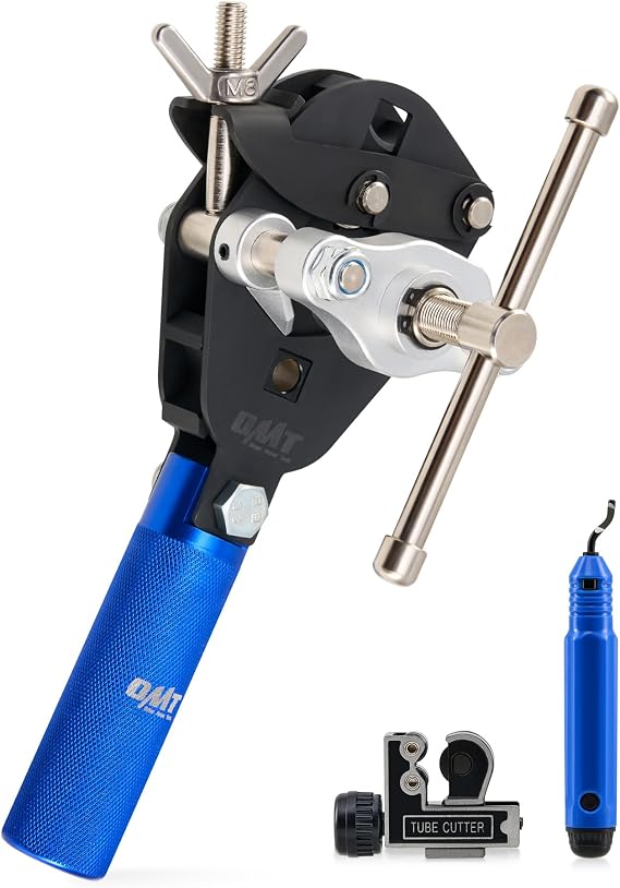 OMT 45 Flaring Tool Kit, Single Flare Set For 1/8" To 3/4" Tubing