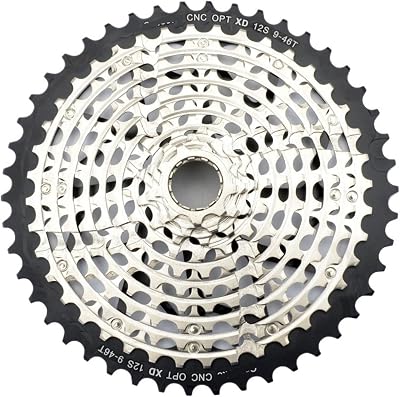 Ultralight Bike Flywheel Ultra Light Road Bike fl MTB 12 11-Speed 9-50T Cassette Tape Ultimate XD Cassette Tape Rainbow 375g ULT Cassette Tape Ultra-Light 12s12S 9-46T Silver