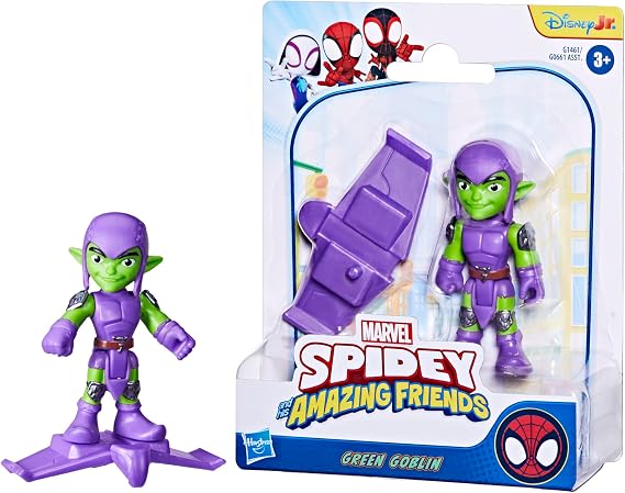 Marvel Spidey and His Amazing Friends Green Goblin Toy with Accessory