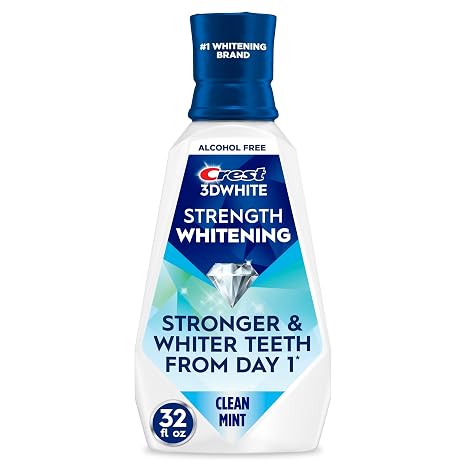 Crest 3D Clean Mint Mouthwash, 32 Fluid Ounce