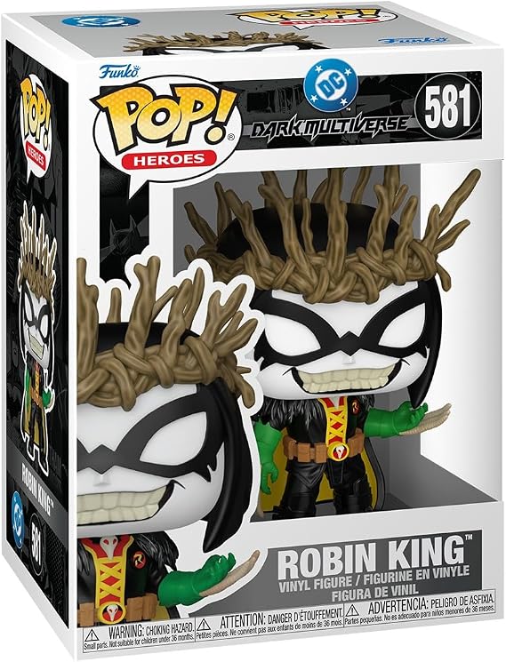 Funko Pop! Heroes: DC Dark Multiverse - Robin King - DC Comics - Collectable Vinyl Figure - Gift Idea - Official Merchandise - Toys for Kids & Adults - Comic Fans - Figure for Collectors and Display