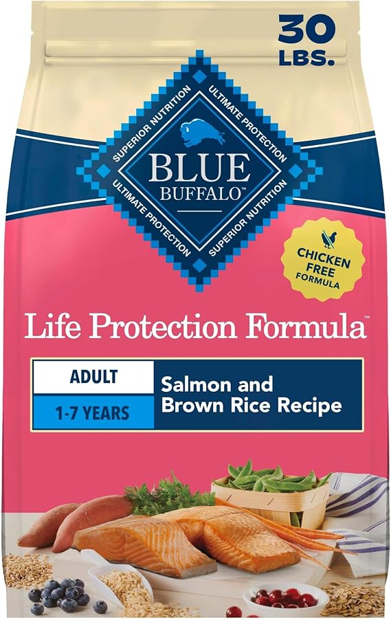 Blue Buffalo Life Protection Formula Salmon Adult Dry Dog Food, 30 lb