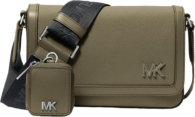 Michael Kors Unisex Edison Mini Flap Crossbody Bag With Pouch