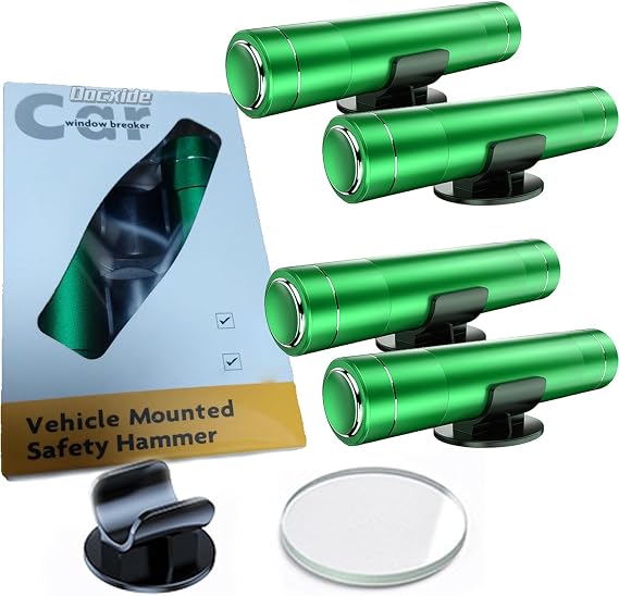4PCS Safe Car Hammer Escape Tool and Seatbelt Cutter, Multifunctional Personal Safety Tool, Safe Hammer Glass Breaker for New Cars (4PCS)