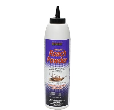 Bonide Boric Acid Roach Powder, 1 lb. Ready-to-Use Odorless & Nonstaining Formula, Kills Roaches, Ants and More