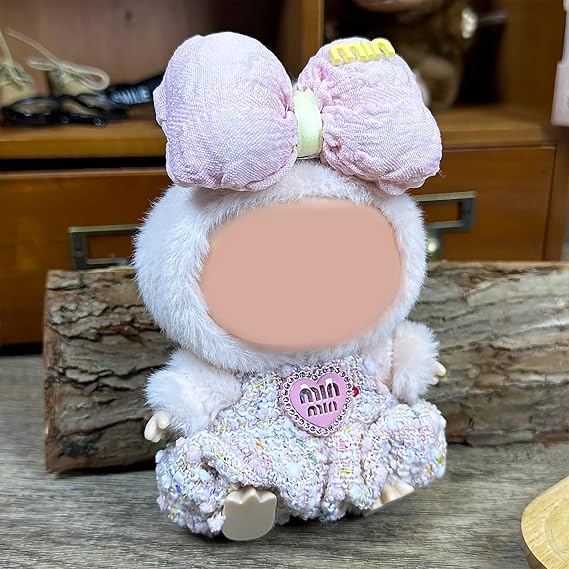 Doll Clothing Compatible with 6.7 Inch Labb Doll （no Doll Included） 17cm, Outfits Animal Chic Style Fashion Accessories